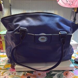 Kate Spade Navy Leather Tote